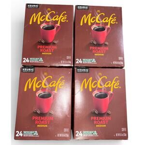 4x McCafe Premium Roast Keurig K-Cup Coffee Pods - Medium Roast - 96 Total Pods
